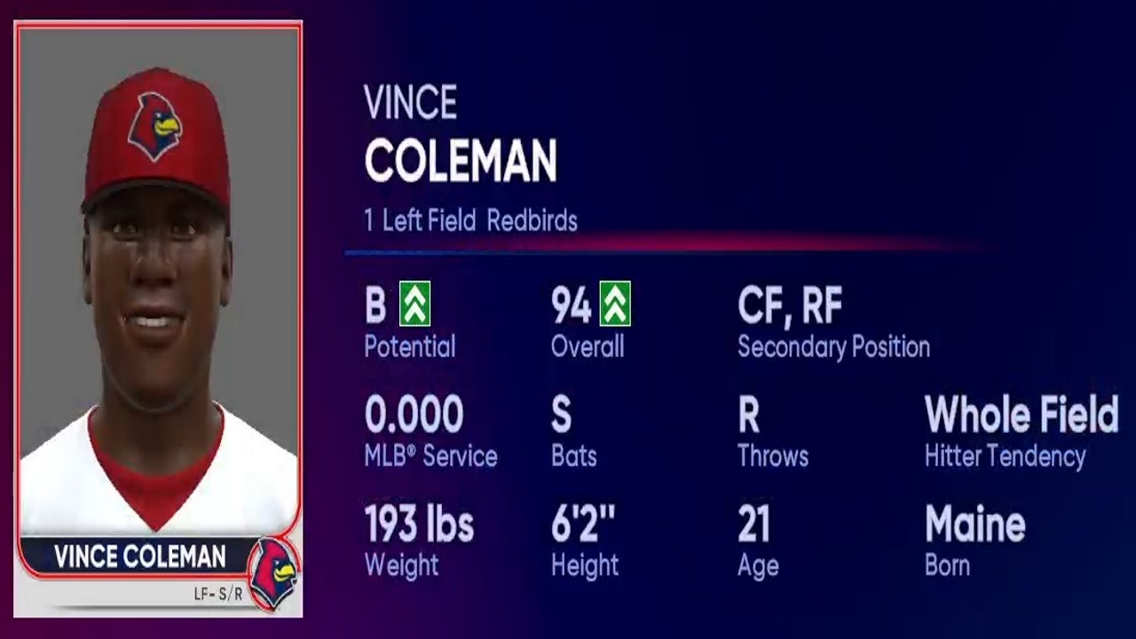 vince coleman stats