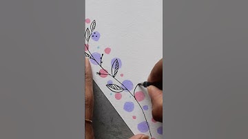 🌺Amazing Border Design for School Project | Border Design on Paper | Border Design   #borderdesign