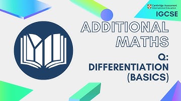 CIE IGCSE Additional Maths: Differentiation (Questions)