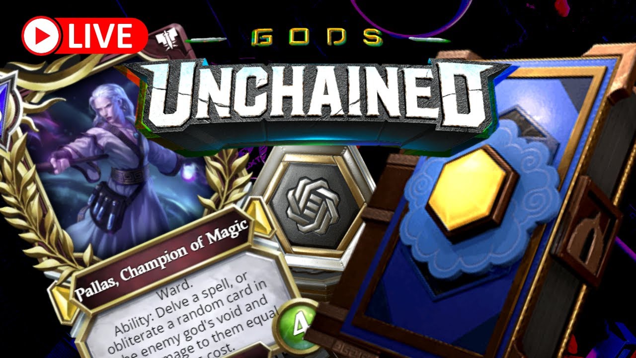 LIVE GODS UNCHAINED GAMEPLAY & DECK TESTING 03-01-22