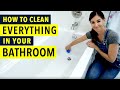 How to Clean Everything in your Bathroom!