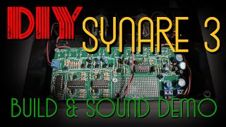 DIY SYNARE 3 Build & Sound Examples - A Classic REGGAE Drum Synth Demo with DM Kahn - Helensson