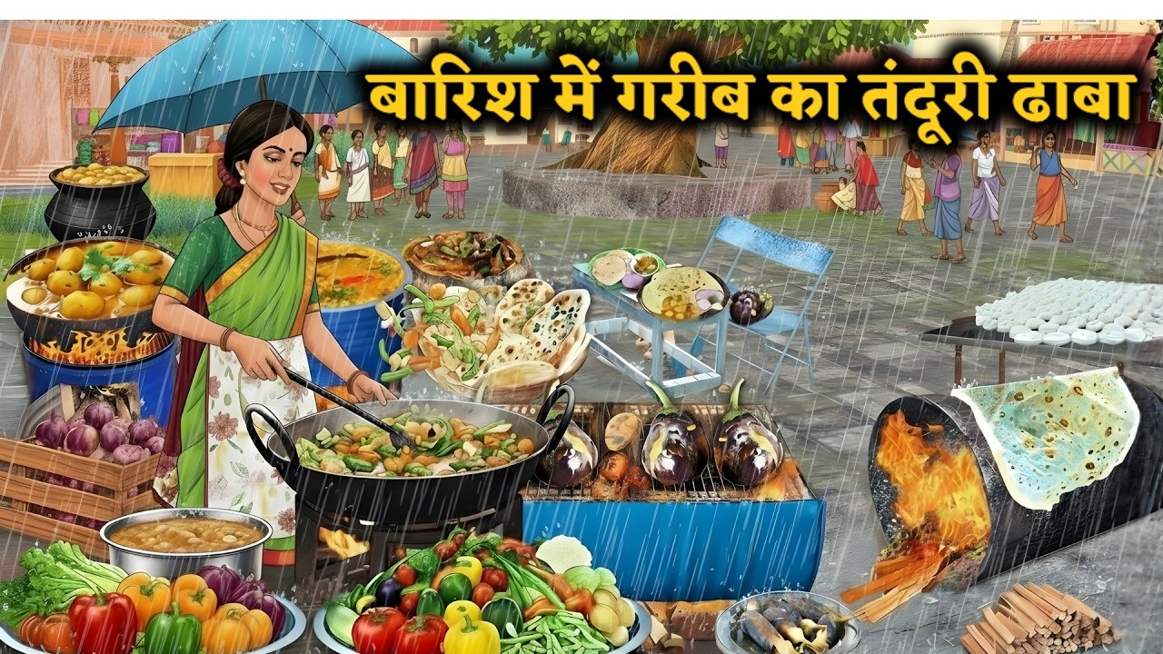 बारिश में गरीब का तंदूरी ढाबा | Hindi Kahani | Saas Bahu Stories | Moral Stories in Hindi