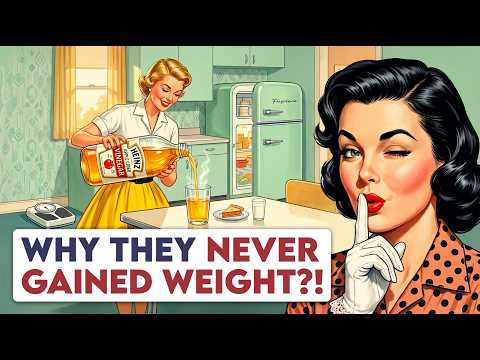 LOST 1950s Eating Habits That Kept Women Naturally Slim (Without Trying)