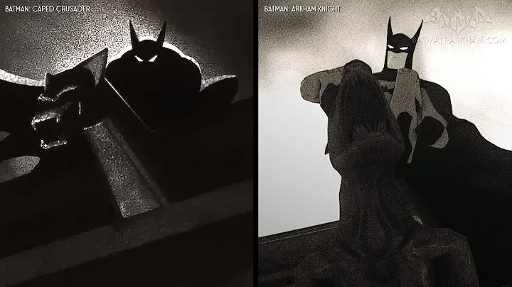 Batman: Caped Crusader Intro - Batman Arkham Style (Side-by-Side Comparison)