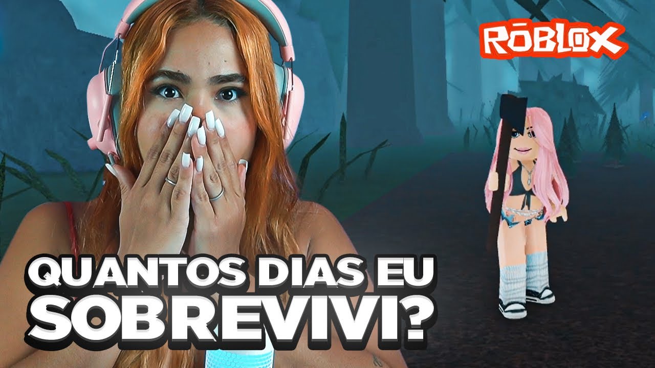 SOBREVIVA 7 DIAS NA FLORESTA NO ROBLOX