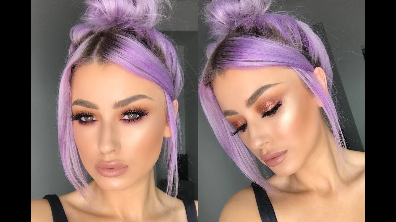 URBAN DECAY NAKED HEAT PALETTE TUTORIAL | lolaliner