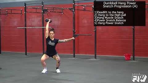 Dumbbell Hang Power  Snatch Progression (A)