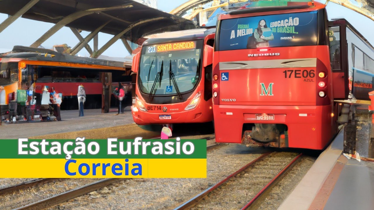 Horário de pico a noite na Estação Eufrasio Correia, Curitiba. #moraremcuritiba #ondeiremcuritiba