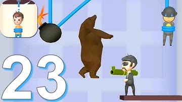 Rescue Cut - Rope Puzzle - Gameplay Walkthrough Part 23 All Levels 652-695 (Android Gameplay)