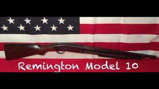 How To Takedown The Remington Model 10 12ga Shotgun