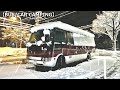 大雪のバス車中泊｜今夜は安全の為にここで朝まで避難します