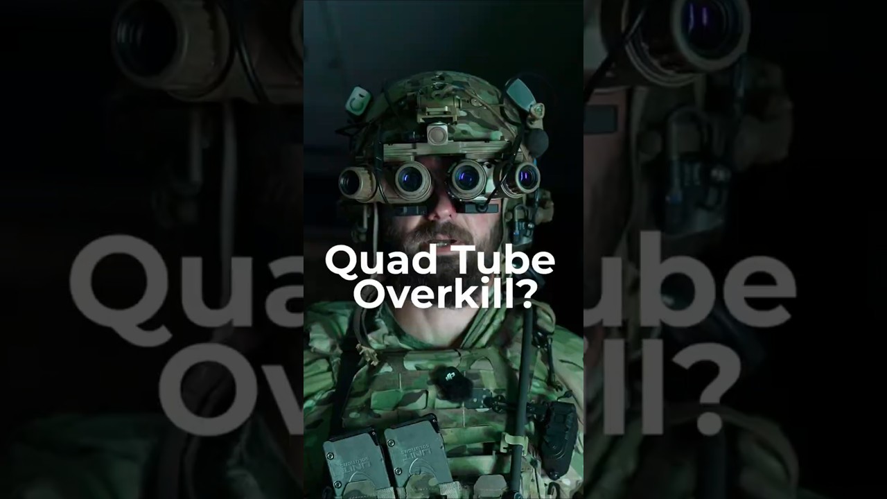 Four Tubes Indoors, Overkill? Falconclaw FC-Q quad-tube night vision