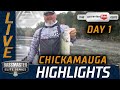 Day 1 Highlights (2020 Bassmaster Elite at Chickamauga Lake)