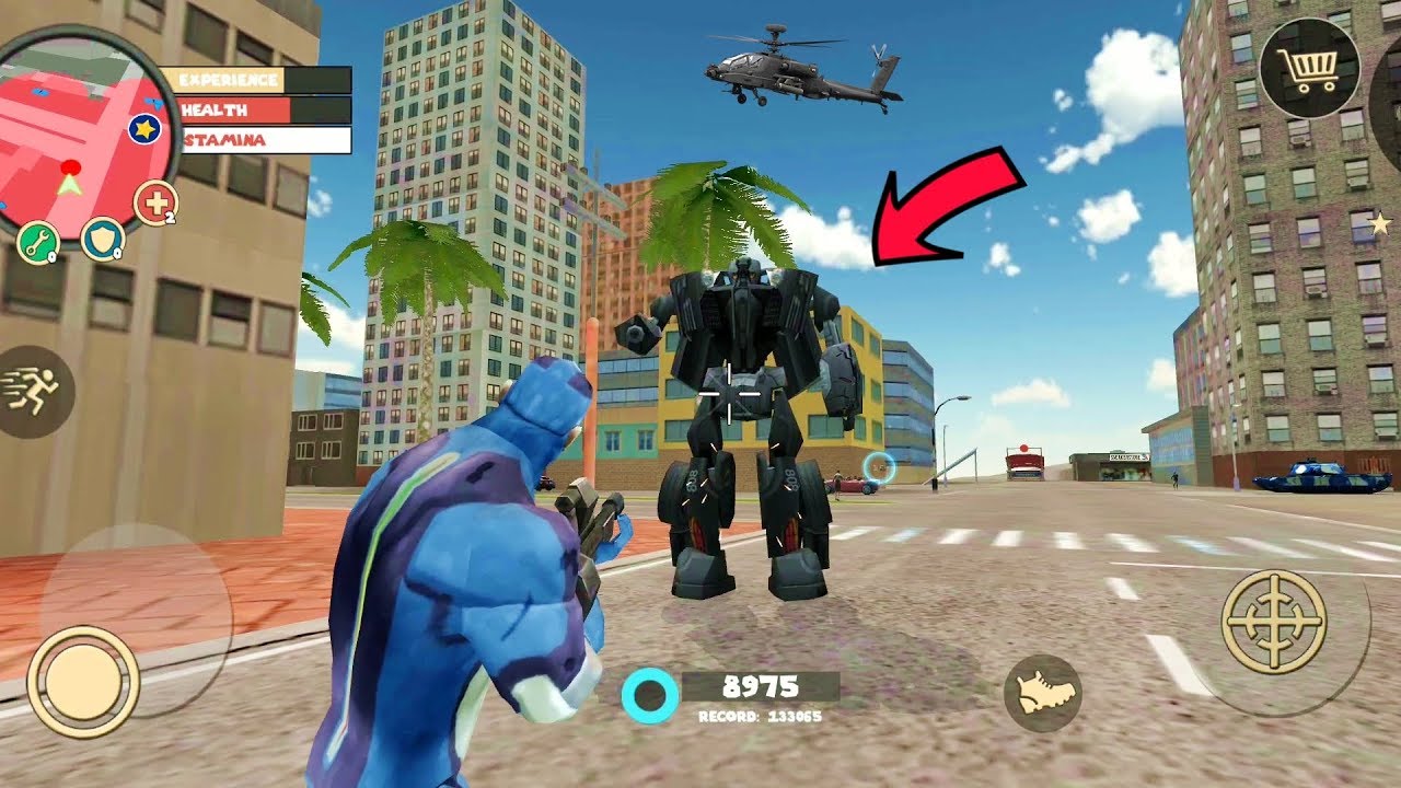 Rope Hero: Vice Town (Rope Hero Purchase StickMan ShotGun) ShotGun Destroyer Weapon - Gameplay HD