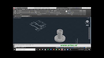 Latihan 3D Membuat Pipe Flange