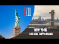 Live Airplane Real Traffic in New York JFK - 9/11