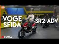 Voge sfida sr2 adv  lalternativa ai soliti scooter adventure live da eicma 2023