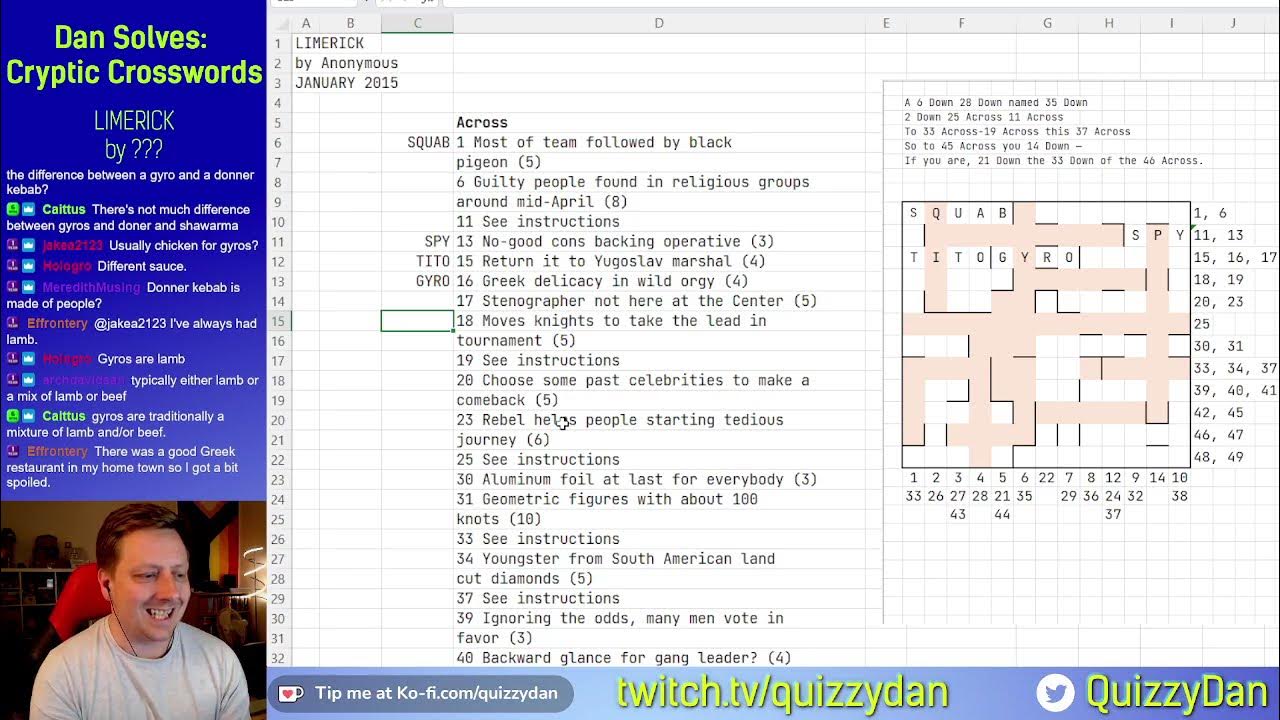 Variety Cryptic Crossword: Limerick YouTube