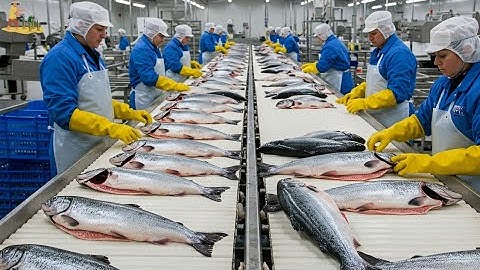 Bên trong trang trại nuôi cá hồi hiện đại: bí mật lần đầu tiết lộ!