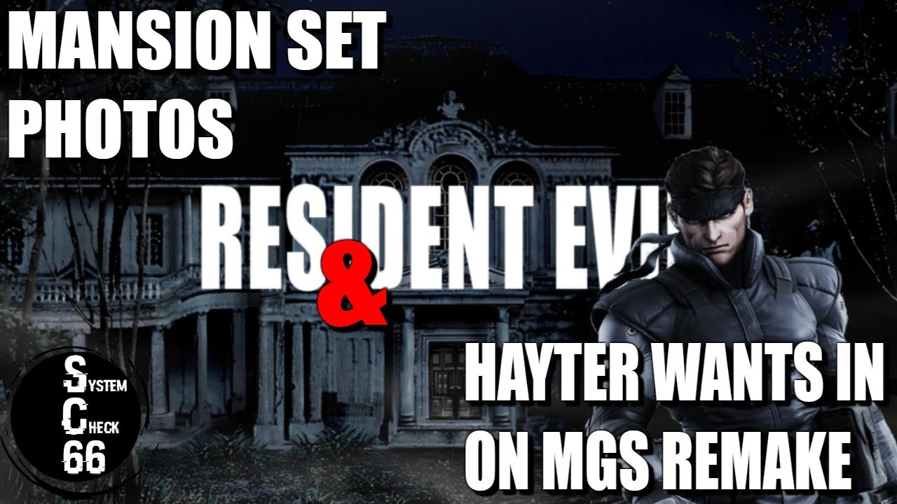 Resident Evil Movie Reboot | Spencer Mansion Photos | Hayter Wants To Reprise Snake Role In MGS.