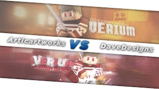 DesignTurnier | Runde 1 Battle 3 | DaveDesigns vs. Artic | CreativeDesigns