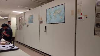 Shifting The Specimen Stacks At The Museum