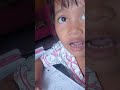 Alifah belajar baca huruf vokal