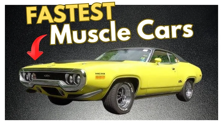 100 FASTEST American Muscle Cars of The 60s & 70s
