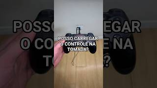 POSSO CARREGAR O CONTROLE DE PS4 OU PS5 NA TOMADA? #game #jogo #playstation #ps4 #ps5