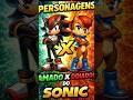 Personagens mais amados vs mais odiados do Sonic! #sonic #shorts #sonicthehedgehog #sega #shadow