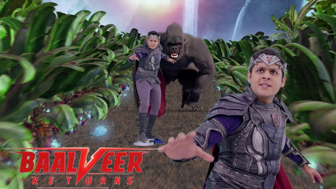 बालवीर के पीछे पड़ा जंगली भालू, पहियों वाले जूते पहन भागा बालवीर || Baalveer Returns