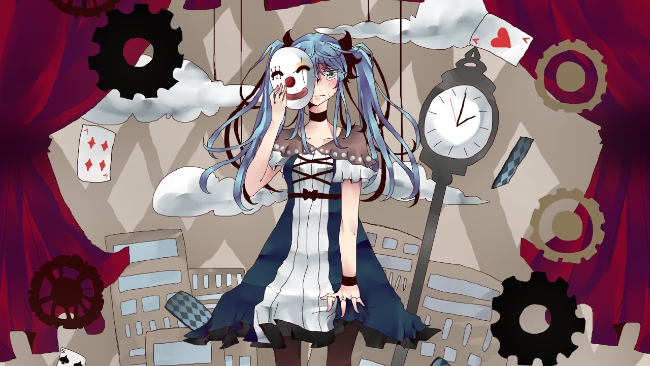 Puppet Clown - Hatsune Miku Minecraft Skin