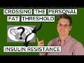 Causes of insulin resistance the personal fat threshold