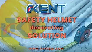 Pad Print Safety Helmet by KENT