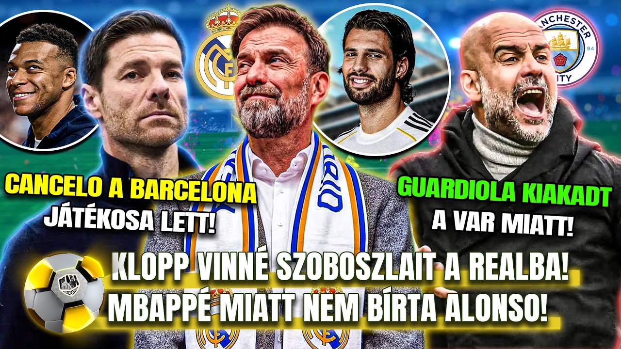 Ha Klopp lesz az edző, Szoboszlai is MEGY a Real Madridba! 🤯 Mbappé intett, Xabi Alonso REPÜLT is!