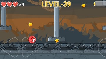 🔴 Red Ball 4  Box Factory - Level 39 Walkthrough | Mobile Gameplay (Android/iOS)