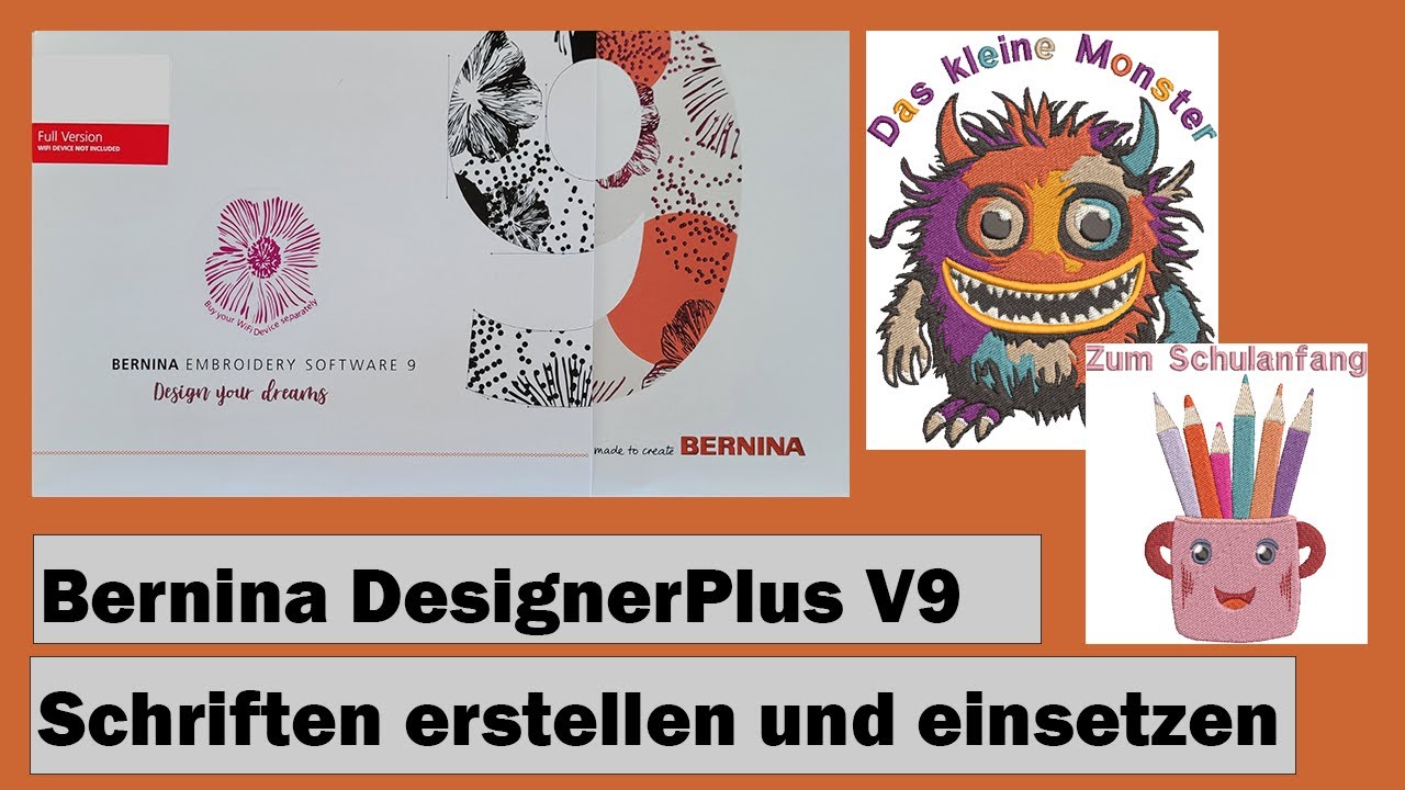 Schriften für Stickdateien erstellen – So geht’s!