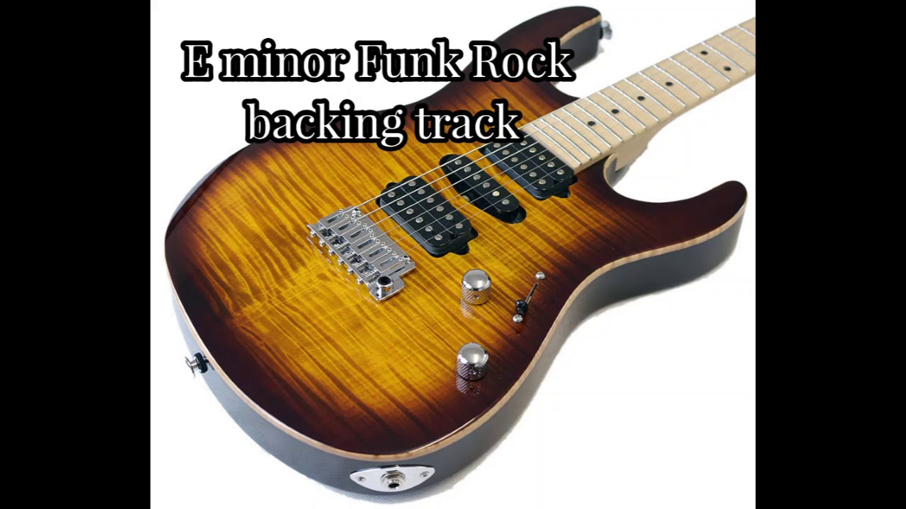 E minor Funk Rock guitar backing track -  (110 BPM) - A little bit Kotzen style