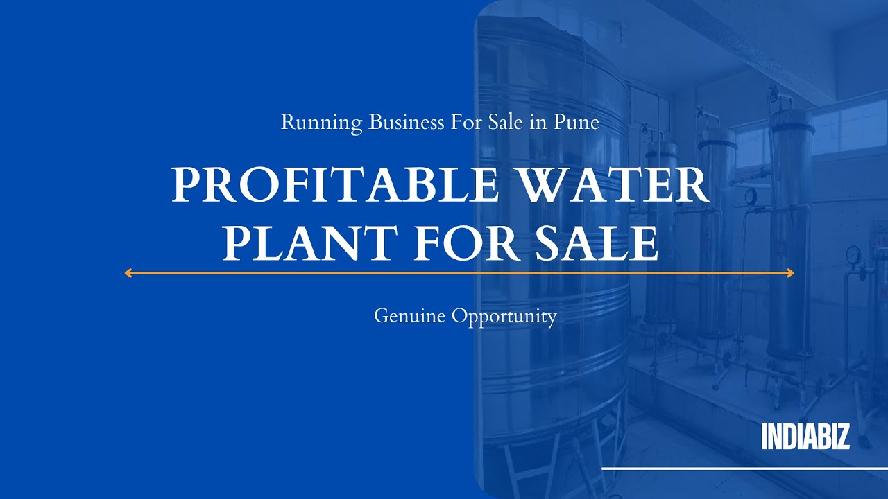 Profitable Water Plant Business For Sale in Pune 8600+ More