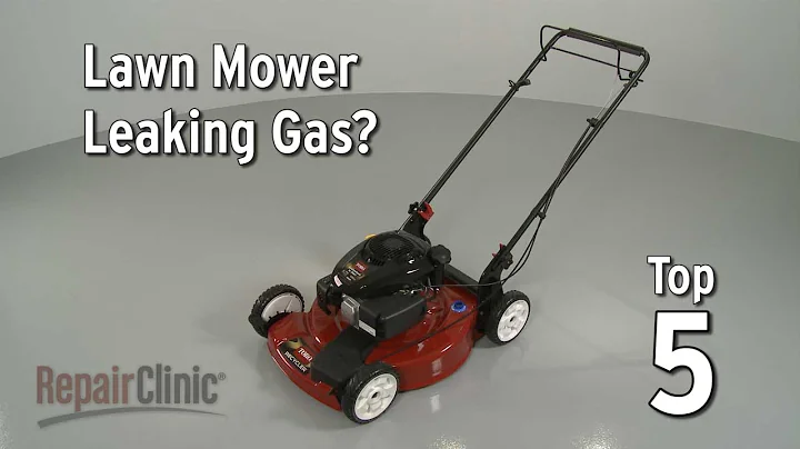 Top Reasons Lawn Mower Leaking Gas — Lawn Mower Troubleshooting