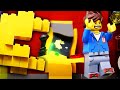 LEGO Pacman HUNTS for Billy Bricks! | STOP MOTION | Billy Teleports Into Pacman Game! | Billy Bricks