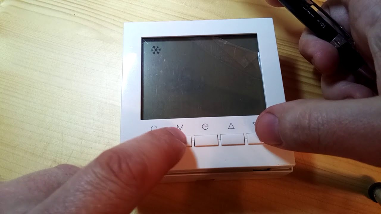 Настройка термостата BEOK BOT-313W