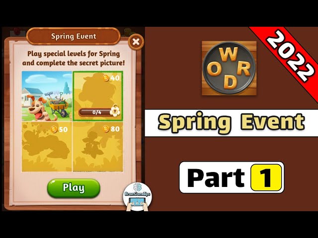 Word Cookies! ® - Spring Event Part 1 [ 2022 ] Answer