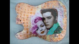 Elvis & Marilyn Monroe Telecaster Body electric Guitar by Massa