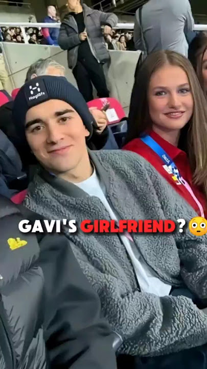 Gavi & Princess Leonor story😋 #footballshorts