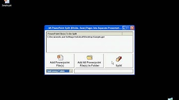 Sobolsoft com How To Use MS PowerPoint Split Divide, Save Pages Into Separate Presentations Software
