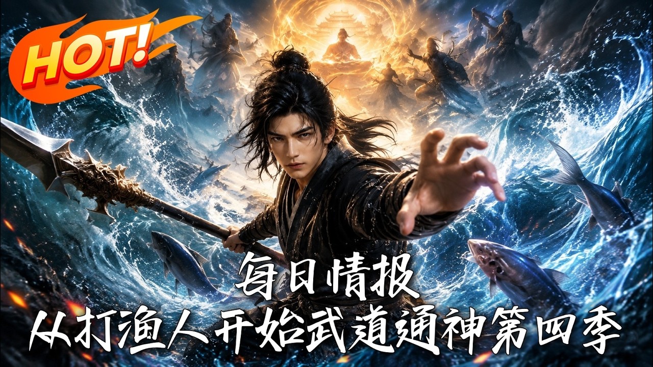 🔥開局家徒四壁窮漁夫，覺醒情報系統瘋狂截胡隱秘機緣！看底層草根如何逆襲，一路武道通神！《每日情報：從打漁人開始武道通神第四季》#盛世短劇#短劇#AI短劇#逆襲#漫劇