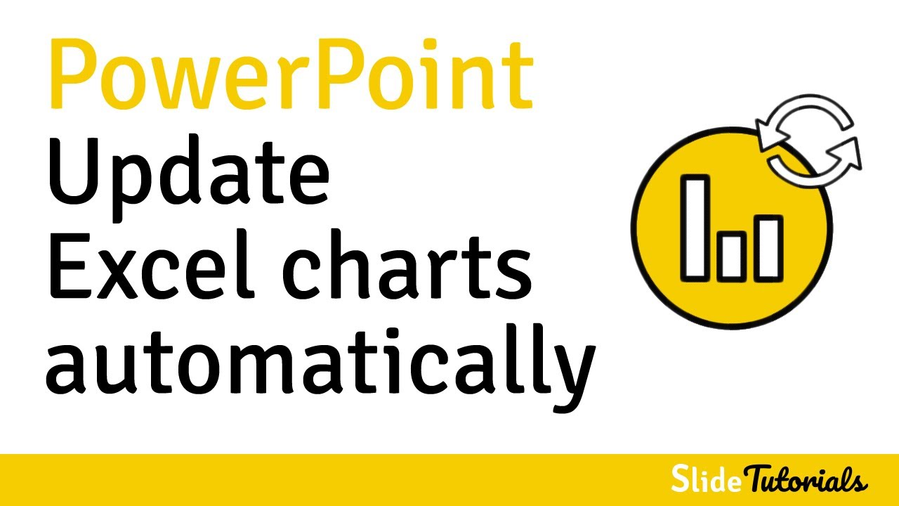 How to update charts in PowerPoint from Excel automatically - YouTube