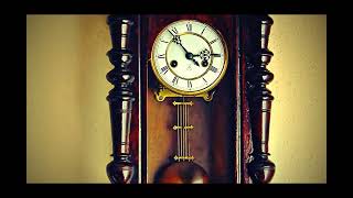 GRANDFATHER CLOCK Ticking (CHIMES EVERY HOUR) | 12 Hours Long | German Antique